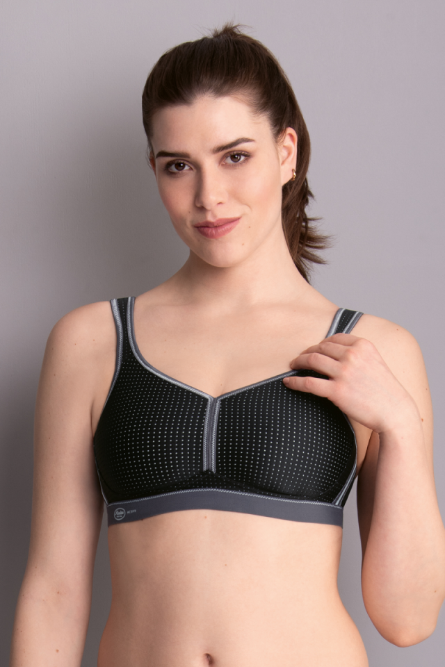 Anita Active 5566 Sporcu Sütyeni - Siyah