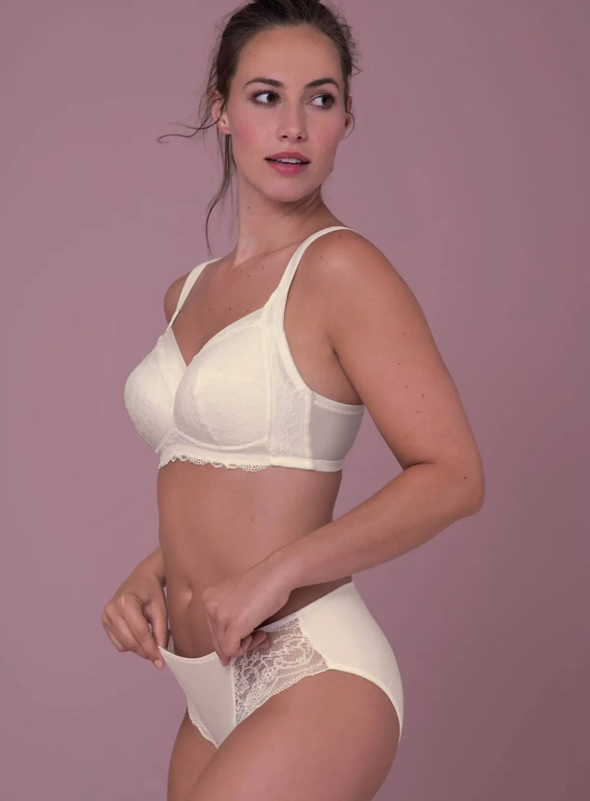 5751X Silikon Meme Protez Sütyeni (KIRIK BEYAZ)