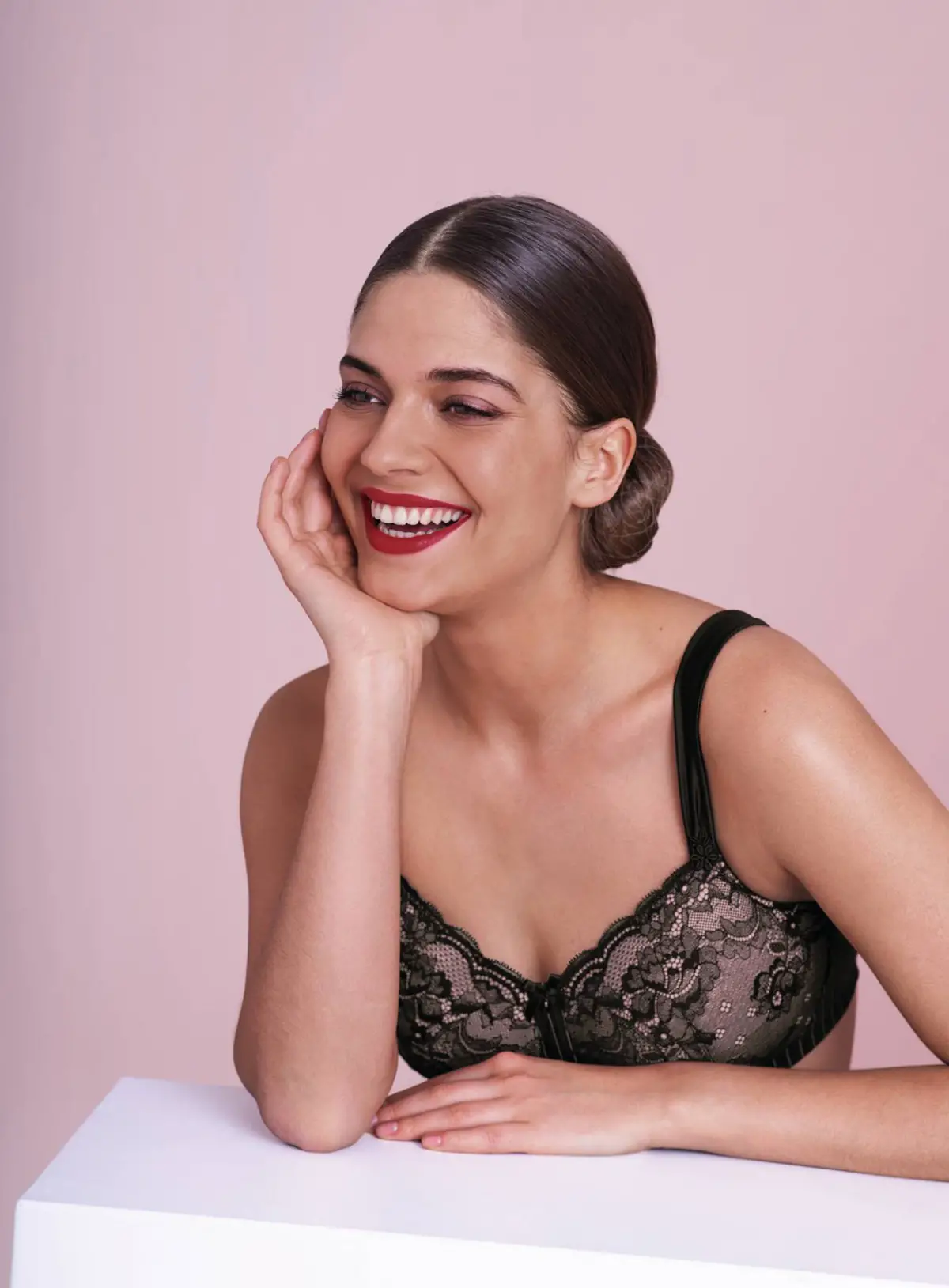 4705X Silikon Meme Protez Sütyeni (Siyah)