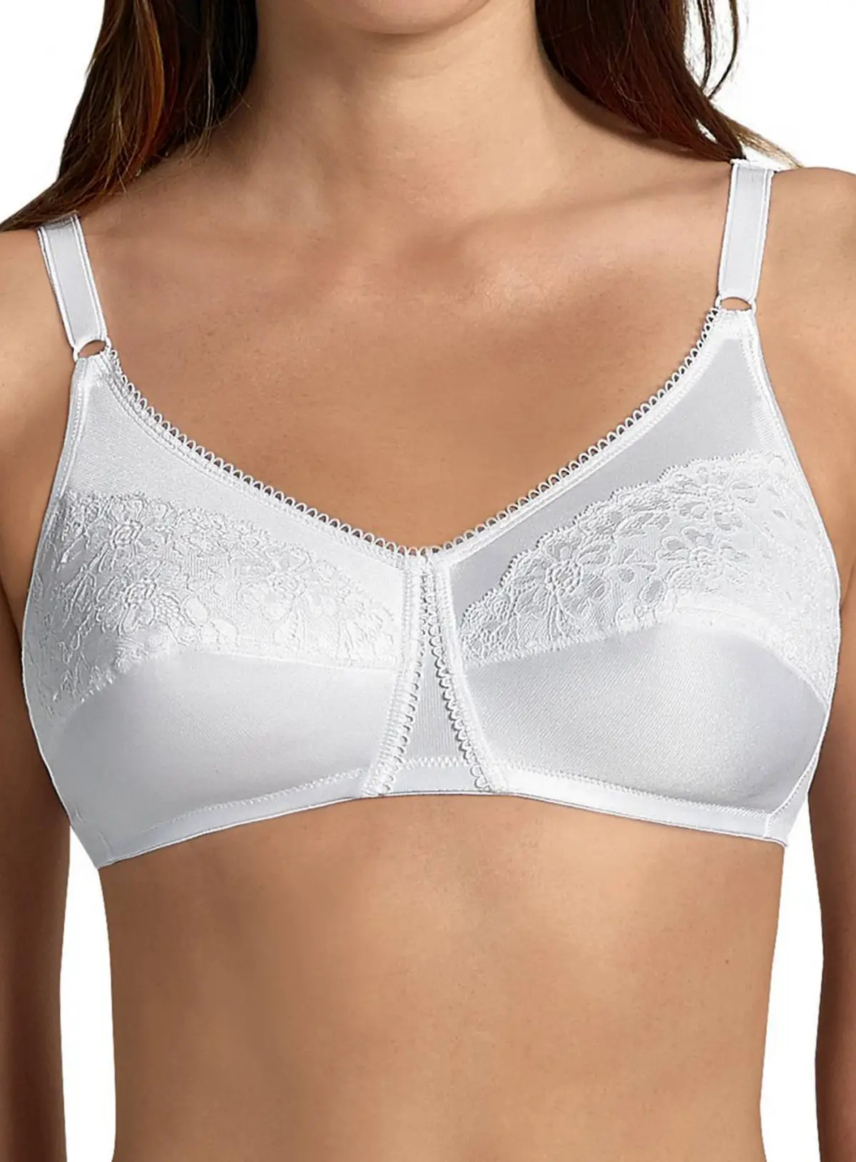 5398X Silikon Meme Protez Sütyeni (BEYAZ)