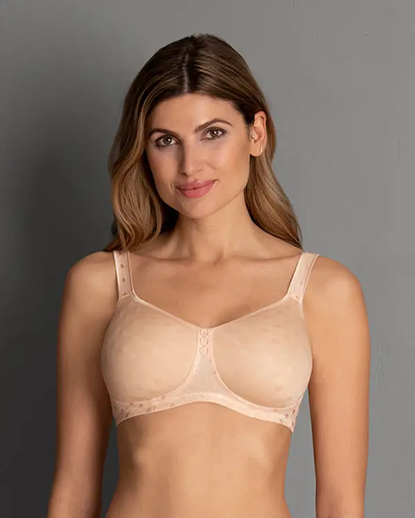 5752X Silikon Meme Protez Sütyeni (TOZ PEMBE)