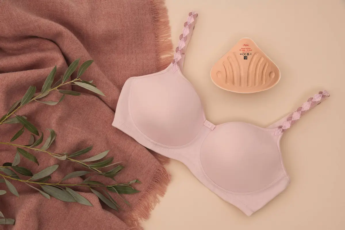 4706x Silikon Meme Protez Sütyeni (TOZ PEMBE)