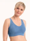 MAVİ - 4700X Anita Care Protez Uyumlu (Ceplikli) Sporcu Sütyeni (MAVİ)
