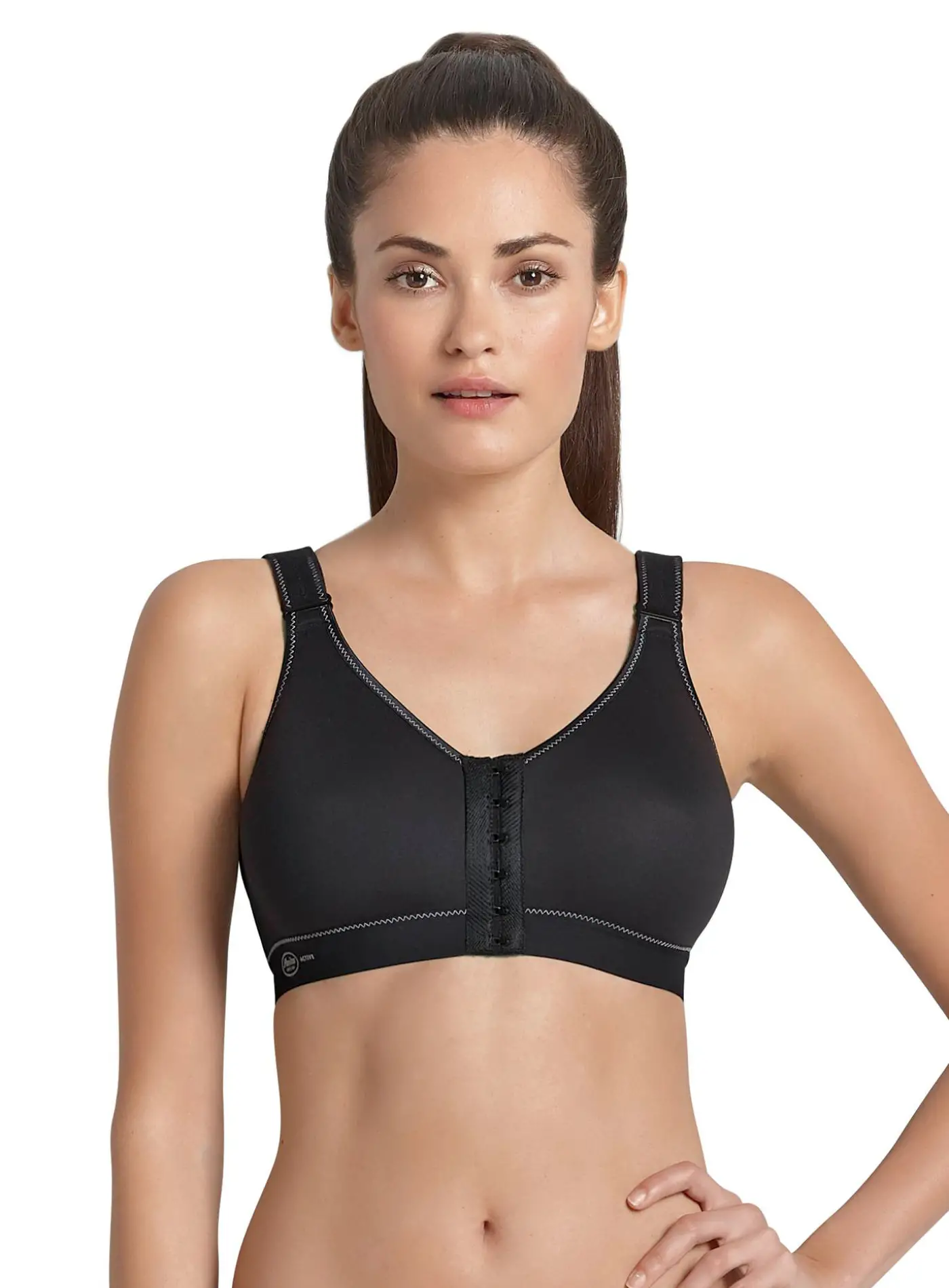 5523X Anita Active Önden Kapamalı Sporcu Sütyeni (Siyah)